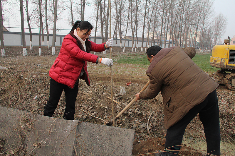 博農(nóng)集團(tuán)領(lǐng)導(dǎo)、基層黨政負(fù)責(zé)人等同志積極參加植樹活動